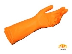 GUANTE GOMA LYSS DEL S AL XL COLOR NARANJA COD. gu02