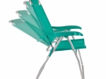 SILLA MOR BOREAL ALUMINIO 4 POSICIONES COLOR VERDE COD. 2169