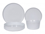 PLATO CERAMICA SELECTA BLANCO DE MESA 27 CMS. BORDE RECTO COD. 256018