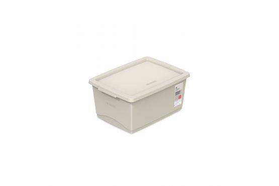 CAJA ORGANIZADOR PLASTICO SAN REMO 7,5 LTS. COLOR TRANSPARENTE COD. OR80400, COLOR LINO COD. OR80410