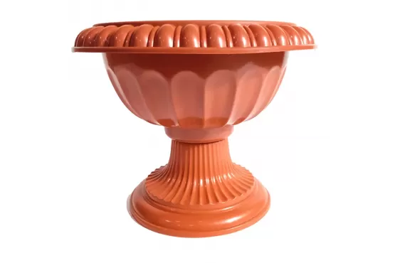 MACETA JARDIN PLASTICA J&G FORMA COPA COLOR TERRACOTA 37 X 29 COD GR1346