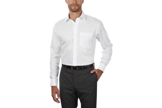 CAMISA BLANCA HOMBRE JULES CANNET MANGA LARGA COD. 0406