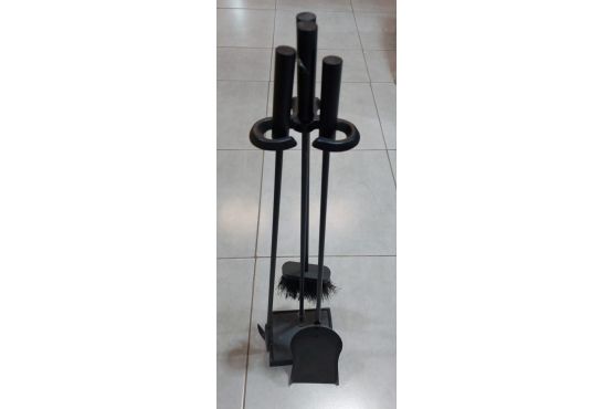 JUEGO ATIZADOR PARA ESTUFA CON SOPORTE 72 CM CS 4104