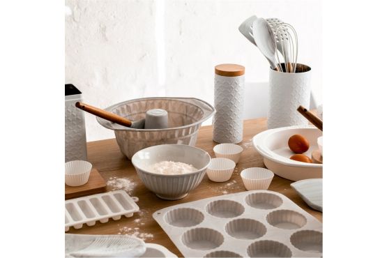 MOLDE MUFFINS X 12 SILICONA MARCA SELECTA MARBLE MEDIDAS 36 X 26,5 COD. 488078