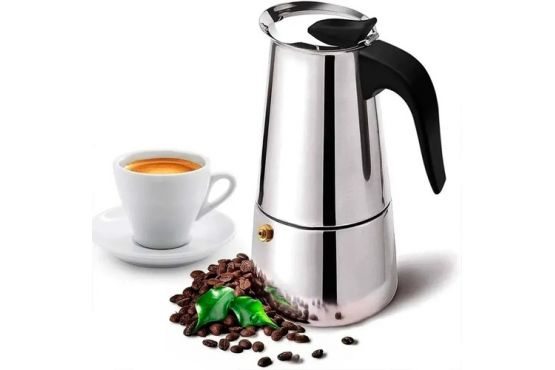 CAFETERA ITALIANA SELECTA ACERO INOXIDABLE 300 ML. COD. 220600