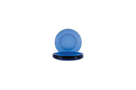 PLATO DURALEX OCEANO AZUL POSTRE 19 CM