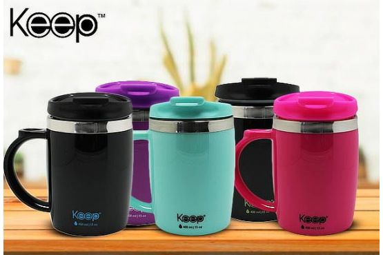 VASO TERMICO KEEP TAZA MODELO CLASSIC MUG 400 ML. COD. 4359