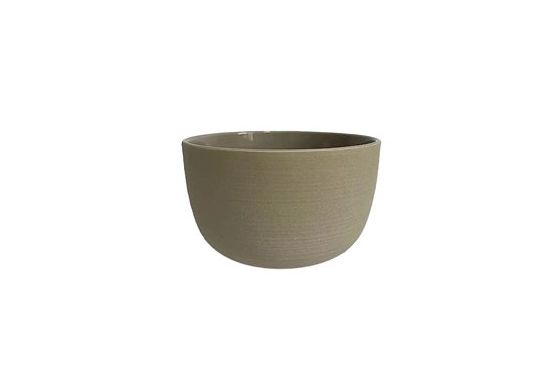 Bols Cerámica Marca  SELECTA Color BEIGE Medidas; 13 cms. diametro x 8 cms. de alto Cod. 2871073