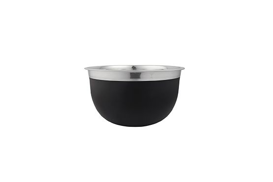 BOLS ACERO INOX. SELECTA 17 CM NEGRO MATE EXTERIOR 486036