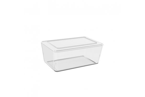 CAJA ORGANIZADOR COZA ACRILICO CON TAPA 28 X 18 X 11 COD. 20711/0009