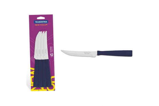 CUCHILLO TRAMONTINA NEW KOLOR AZUL 23160/914 C/U