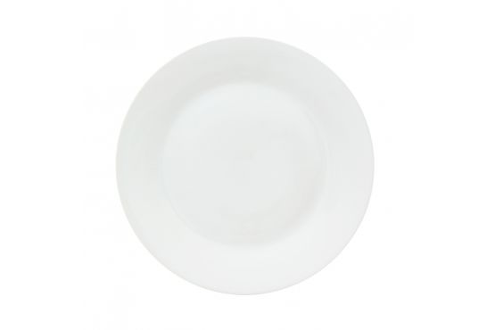 PLATO CERAMICA SELECTA BLANCO POSTRE 18 CMS. COD. 276003