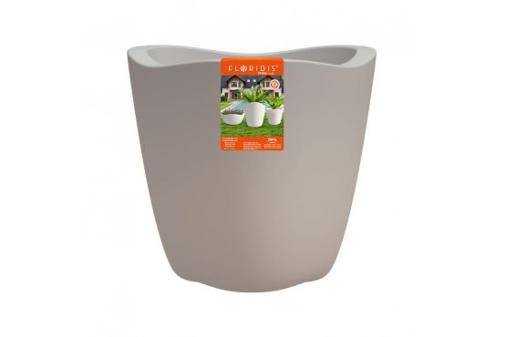 MACETA JARDIN FLORIDIS TRYAS COLOR BLANCO 36 X 42 COD. 161190