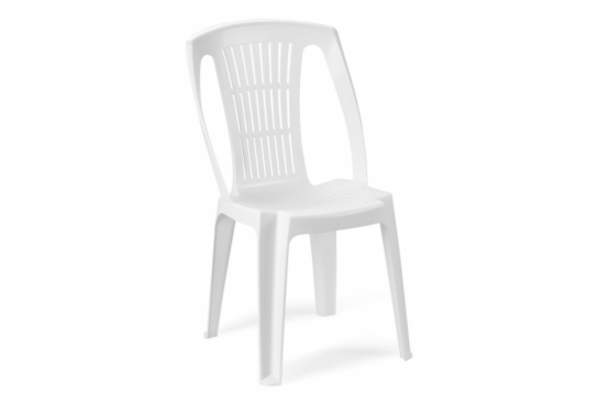 SILLA PVC MOR BISTRO SIN APOYA BRAZOS COLOR BLANCO COD. 15151103