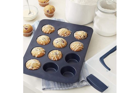 MOLDE MUFFINS SELECTA X 12 35 X 26,5 X 3 CMS. COD. 293011