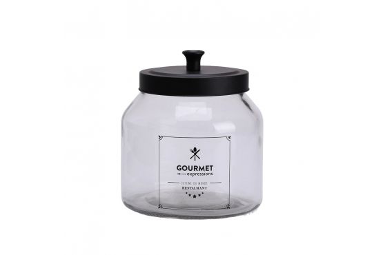 FRASCO VIDRIO SELECTA GOURMET 2 LTS. 16 DIAM. X 18,5 ALTO CON TAPA COD. 226036