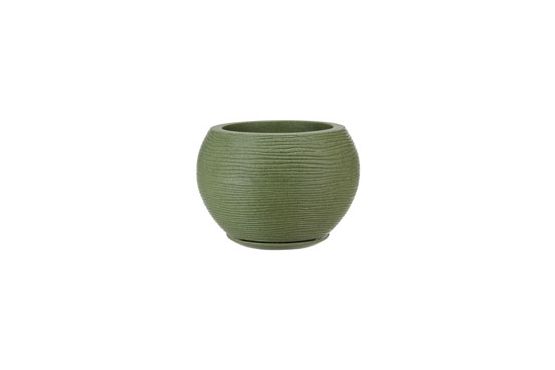 MACETA JARDIN FLORENCA SISAL EFECTO PIEDRA 27 X 24 CM