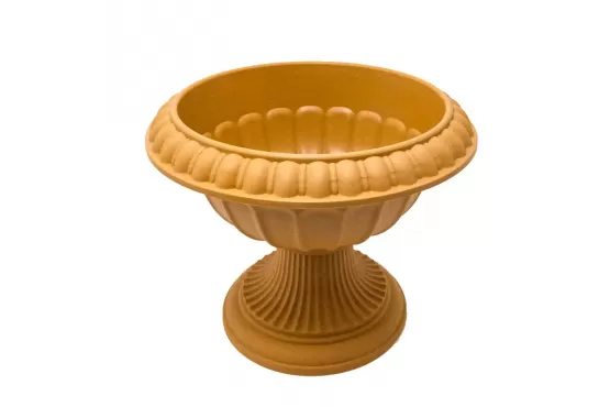 MACETA JARDIN PLASTICA J&G FORMA COPA COLOR TERRACOTA 20 X 16 COD. GR1343