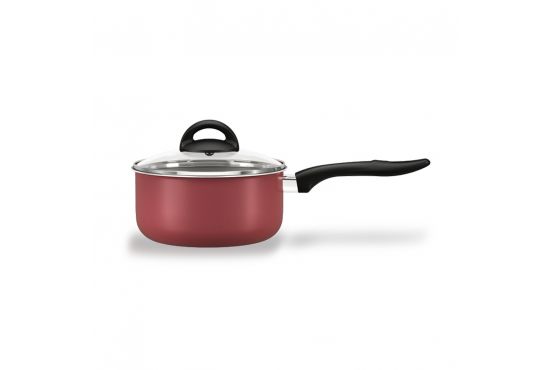 CACEROLA BRINOX CHILLI TEFLON  20 CMS. X 10 ALTO 2,6 LTS. TAPA VIDRIO APTO VITROCERAMICA  COD. 7015/362