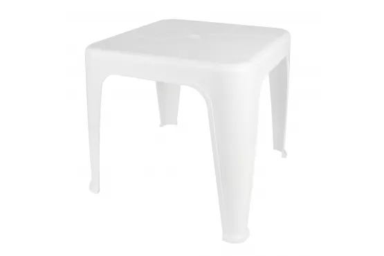 MESA PVC MOR AUXILIAR CUADRADA 51 X 51 X 43 COLOR BLANCO O NEGRO COD. 15151301/1302