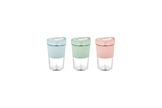 VASO SELECTA RENGA ACRILICO CON TAPA Y SILICONA  600 ML 141007