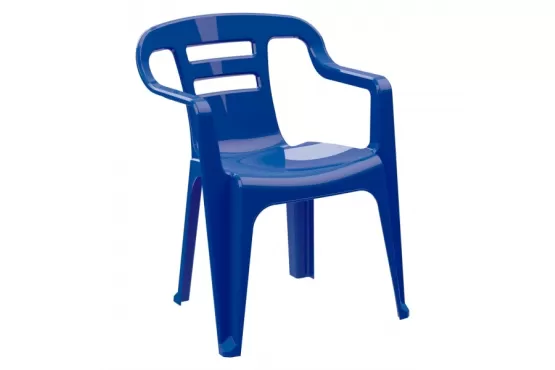 SILLA PVC MOR FLOW CON APOYA BRAZOS AZUL 1184