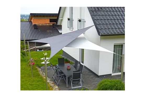 TOLDO VELA TRIANGULAR COLOR BEIGE 2 X 2 X 2 COF. 6453