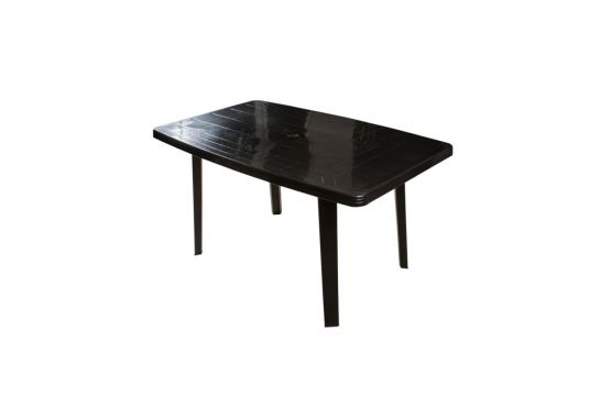 MESA PVC FLORENCIA WENCO COLOR NEGRO 138 X 82 X 73 COD. 9941NE