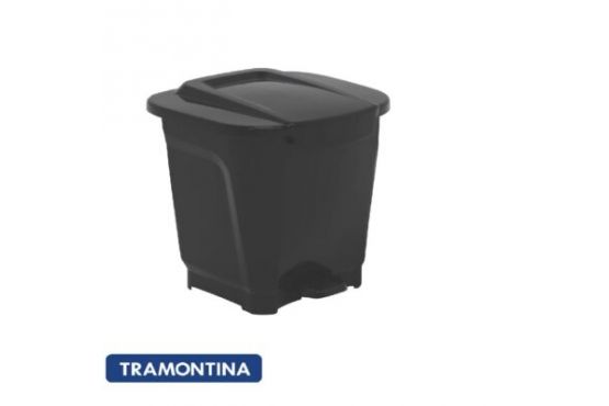 Recipiente Residuos TRAMONTINA Plastico Linea T-FORCE 25 Lts. Color Negro Cod. 92812/009 Color Gris Cod. 92812/210