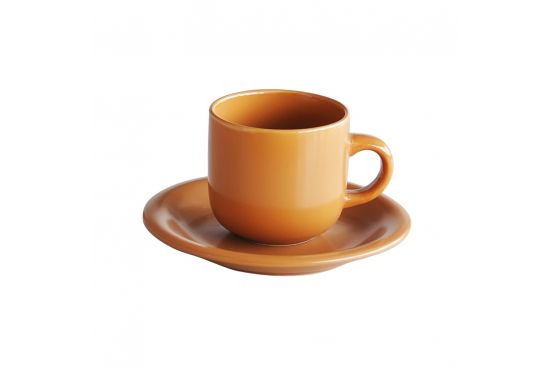 TAZA VILA RICA CERAMICA 220 ML. CON PLATILLO  15,6 CMS. DIAMETRO COD. 310035