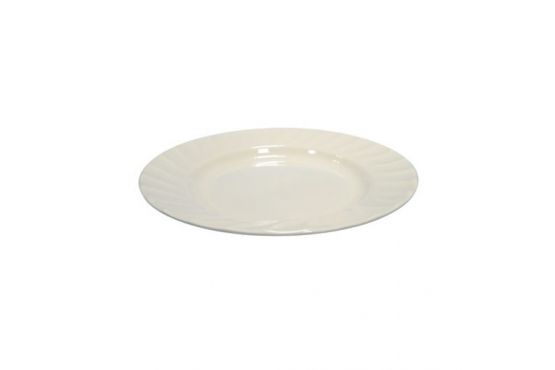 PLATO MELAMINA BLANCO LISO HONDO 20 CMS. DIAMETRO COD. LY1235