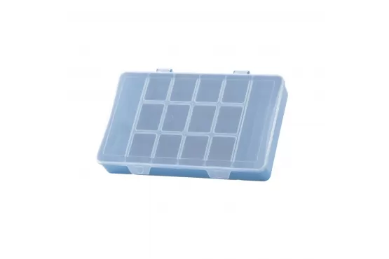 ORGANIZADOR CAJA PLASTICA CON 14 DIVISIONES Y TAPA PARAMOUNT 23 X 14 X 4 COD. 12121705