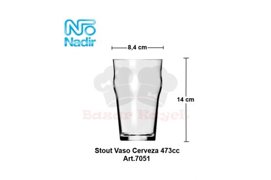 VASO NADIR STOUT 473 ML 7051