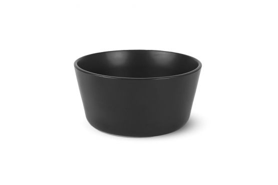 BOLS CERAMICA SELECTA MODELO: LISBOA 15 CMS. DIAMETRO 385 ML. COLOR NEGRO COD. 540150