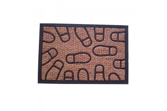 ALFOMBRA ENTRADA FELPUDO SELECTA COCO/GOMA 40 X 60 COD. 185001