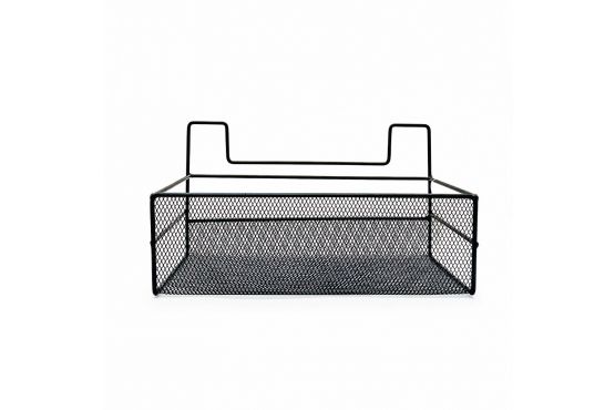 Organizador Colgante en Acero Negro Marca SELECTA Medidas; 26 x 13,5 x 13,5 Cod. 4651469