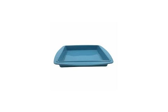 TORTERA SELECTA SILICONA 28 X 28 X 3.5 CM CELESTE 217264-18