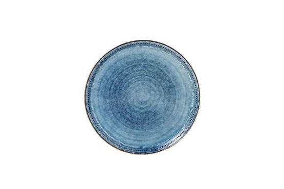 PLATO CERAMICA SELECTA PINTADO AZUL 28 CM 2871085