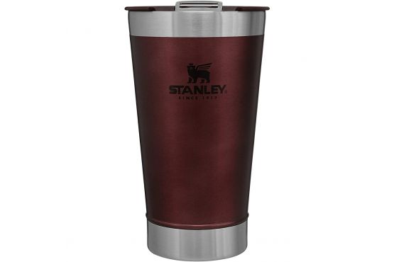 JARRO STANLEY BEER PINT CON DESTAPADOR 470 ML BORDO ZE0013