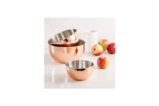 BOLS ACERO INOX. SELECTA 28 CM ROSE GOLD 486033