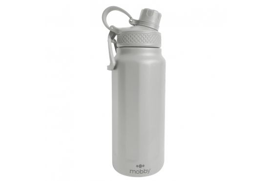 BOTELLA CARAMAÑOLA MOBBY ACERO INOXIDABLE TERMICA DOBLE PARED 750 ML. COLOR BLANCO COD. 600001-02