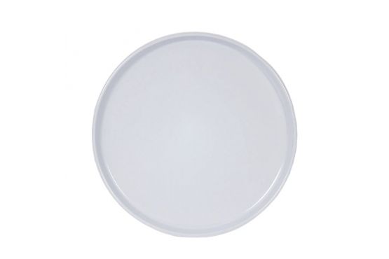 PLATO CERAMICA SELECTA BLANCO POSTRE 20 CMS. BORDE RECTO COD. 256019