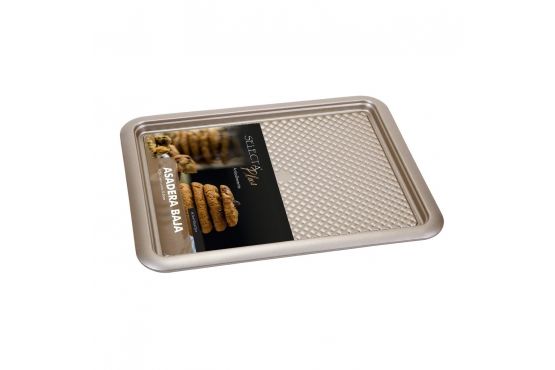 PLACA HORNO BAKER SECRET 46,4 X 33 X 2 COLOR CHAMPAGNE COD. 515021