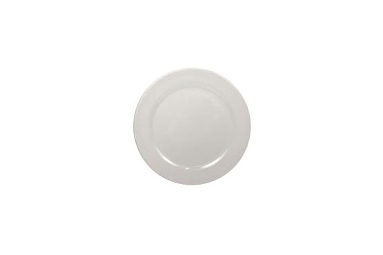 PLATO  LLANO POSTRE MELAMINA SELECTA BLANCO  20 CM COD. E10080