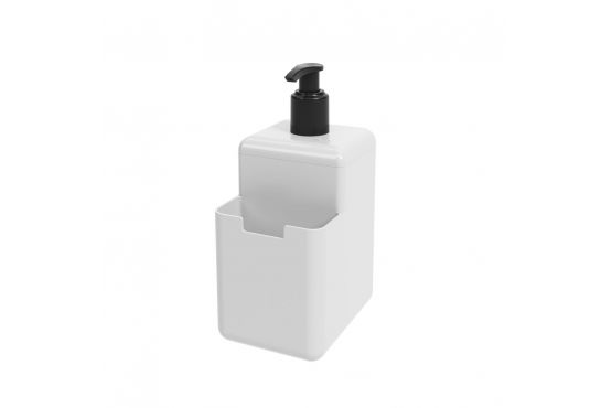 DISPENSADOR JABON LIQUIDO PARA BAÑO COZA PLASTICO 1/2 LT. COD. 17008 BLANCO COD. /0007 NEGRO COD. /0008 ROJO COD. /0465