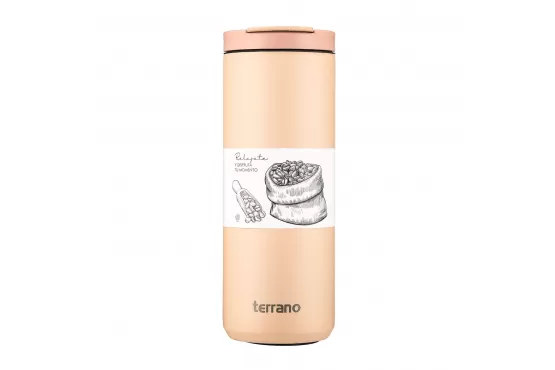 VASO TERMICO ACERO INOXIDABLE TERRANO 500 ML. VARIEDAD DE COLORES COD. VT401004