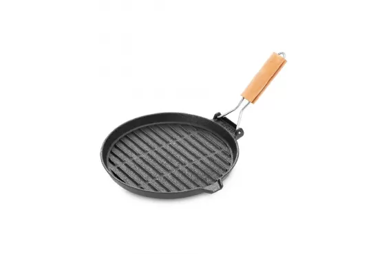 SARTEN PLANCHA FUNDICION REDONDA 27 CM