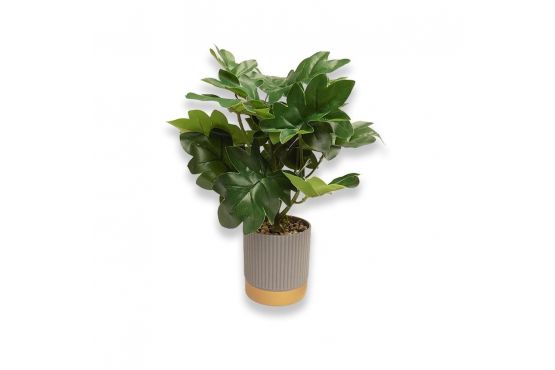 Planta/arbusto artificial Marca SELECTA con maceta Medidas; 27 cms. x 8,6 cms. Cod. 4651846