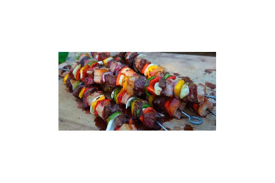 PINCHO PARRILLA BROCHETTE ACERO X 6 42 CM