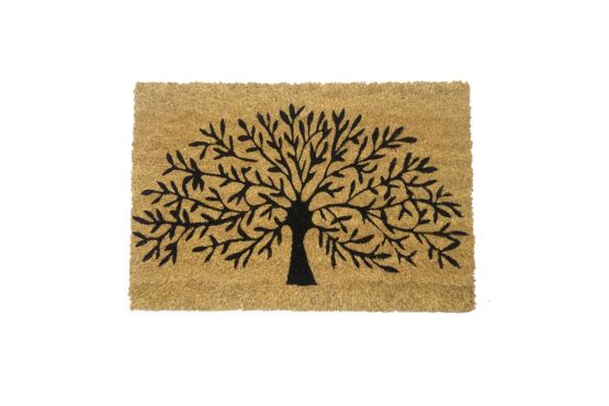 ALFOMBRA ENTRADA FELPUDO COCO SELECTA DISEÑO ARBOL DE LA VIDA 40 X 60 COD. 185160